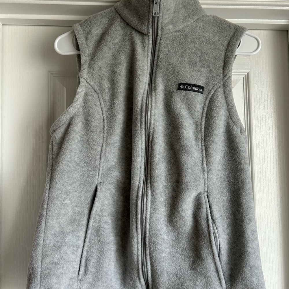 Columbia Gray Fleece Vest